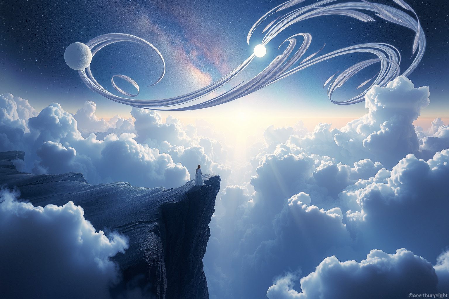 Am Rande des Abgrunds symbolisiert oft bevorstehende Lebenskrisen.