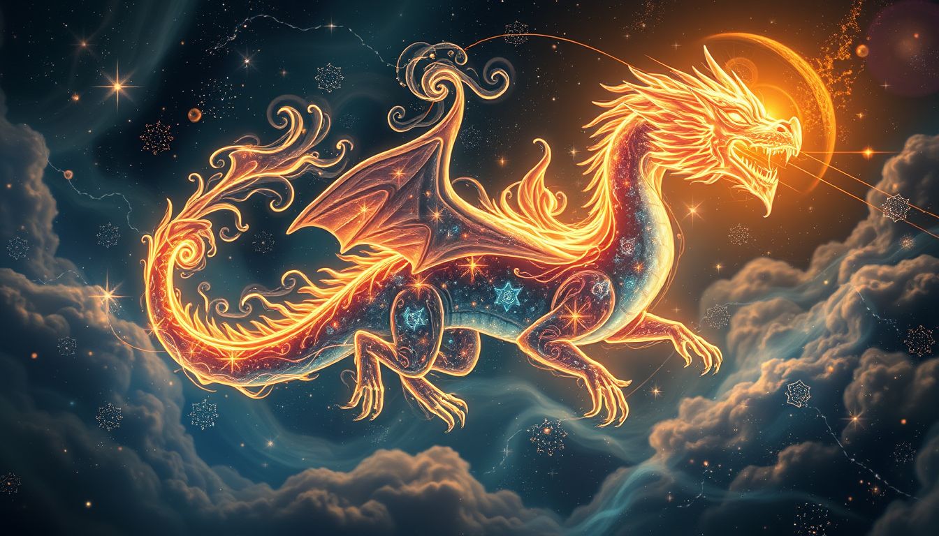 Drachen symbolisieren im Traum oft innere Kraft und Veränderung.