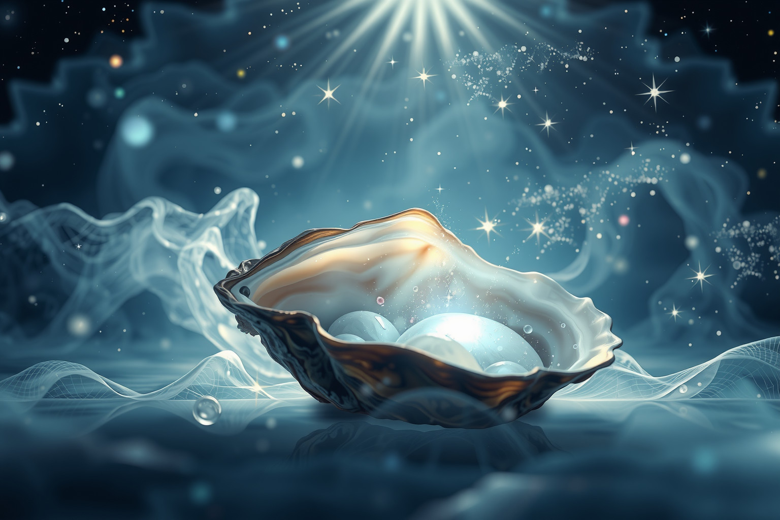 Eine lebende Auster symbolisiert im Traum verborgene Schätze und Chancen.