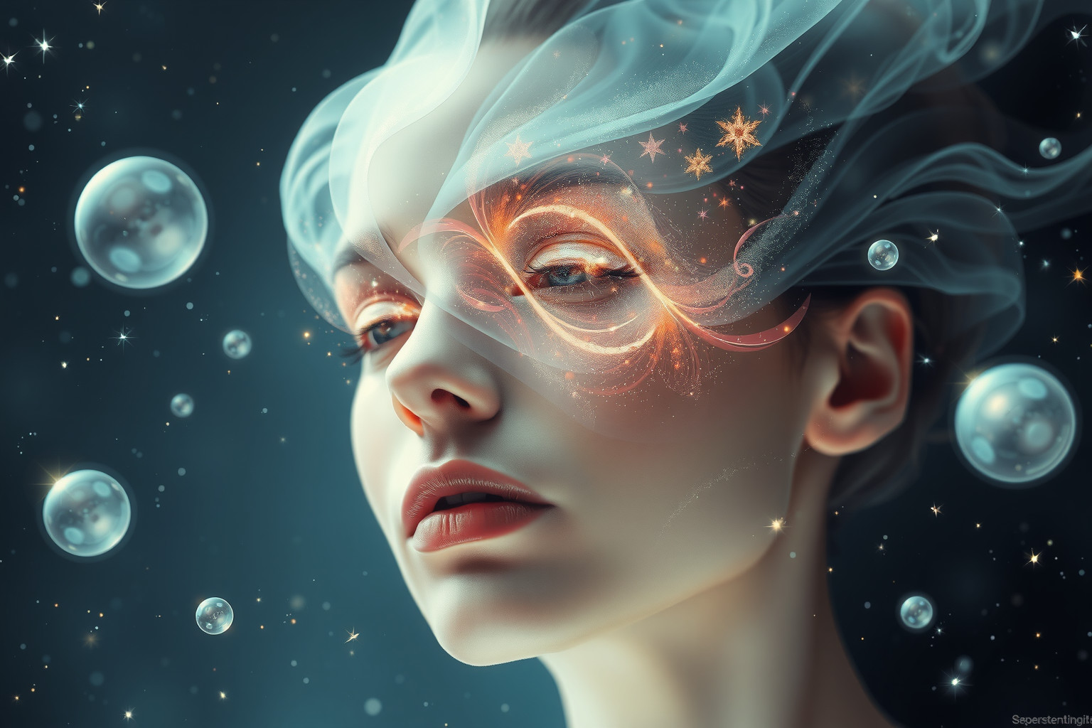 Das Verstecken von Runzeln im Traum symbolisiert oft Selbstunsicherheit.