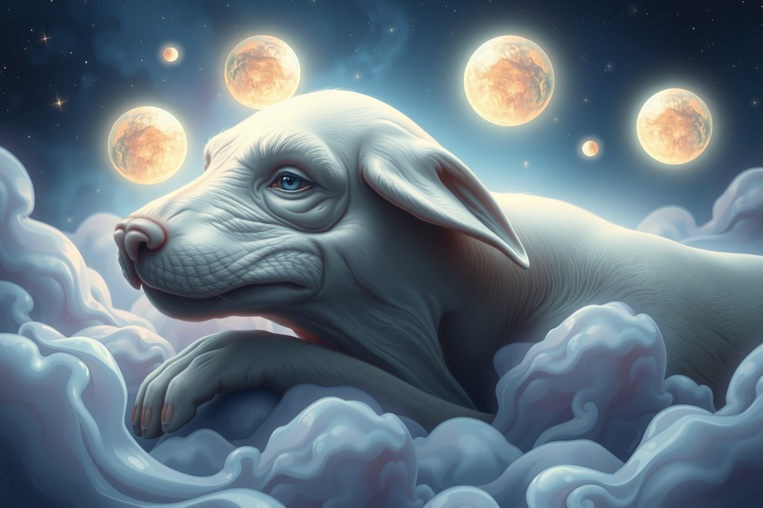 Runzeln auf Tieren symbolisieren oft Sorgen um deren Gesundheit.