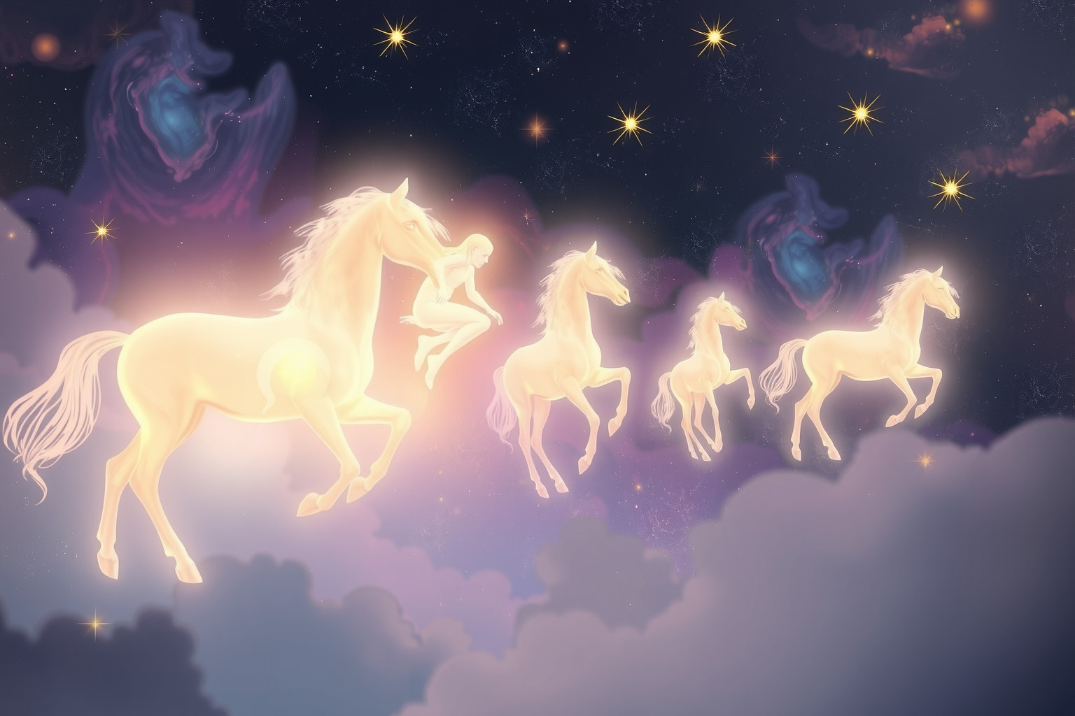 Das Absatteln von jemand anderem symbolisiert loslassen und Freiheit.