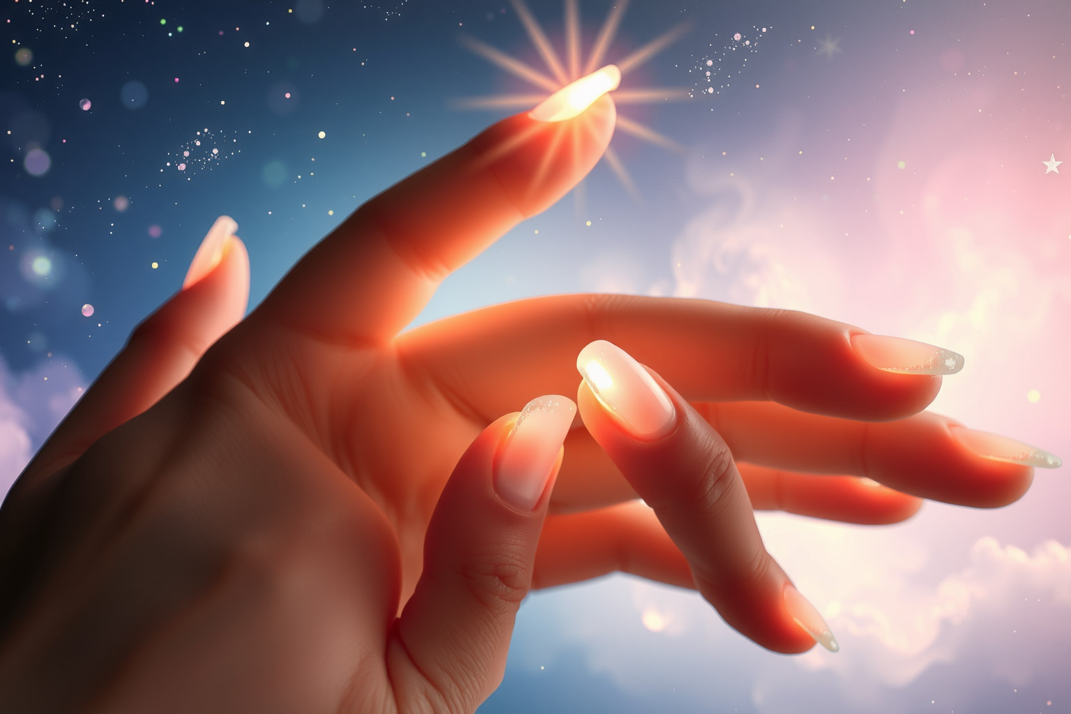 Schmerzende Fingernägel im Traum symbolisieren innere Unsicherheiten und Ängste.
