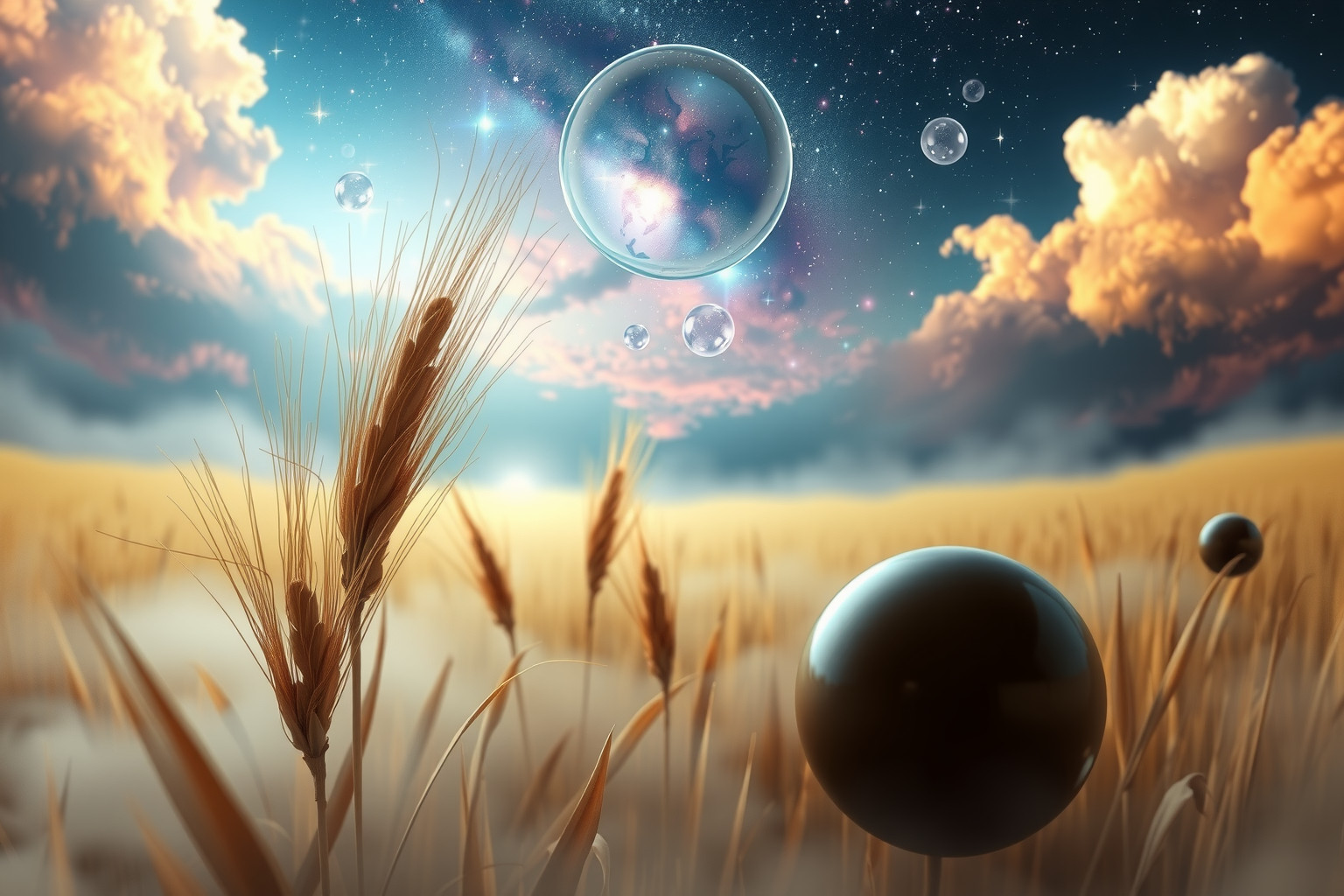 Ein abgeerntetes Feld symbolisiert das Ende eines Lebenszyklus.