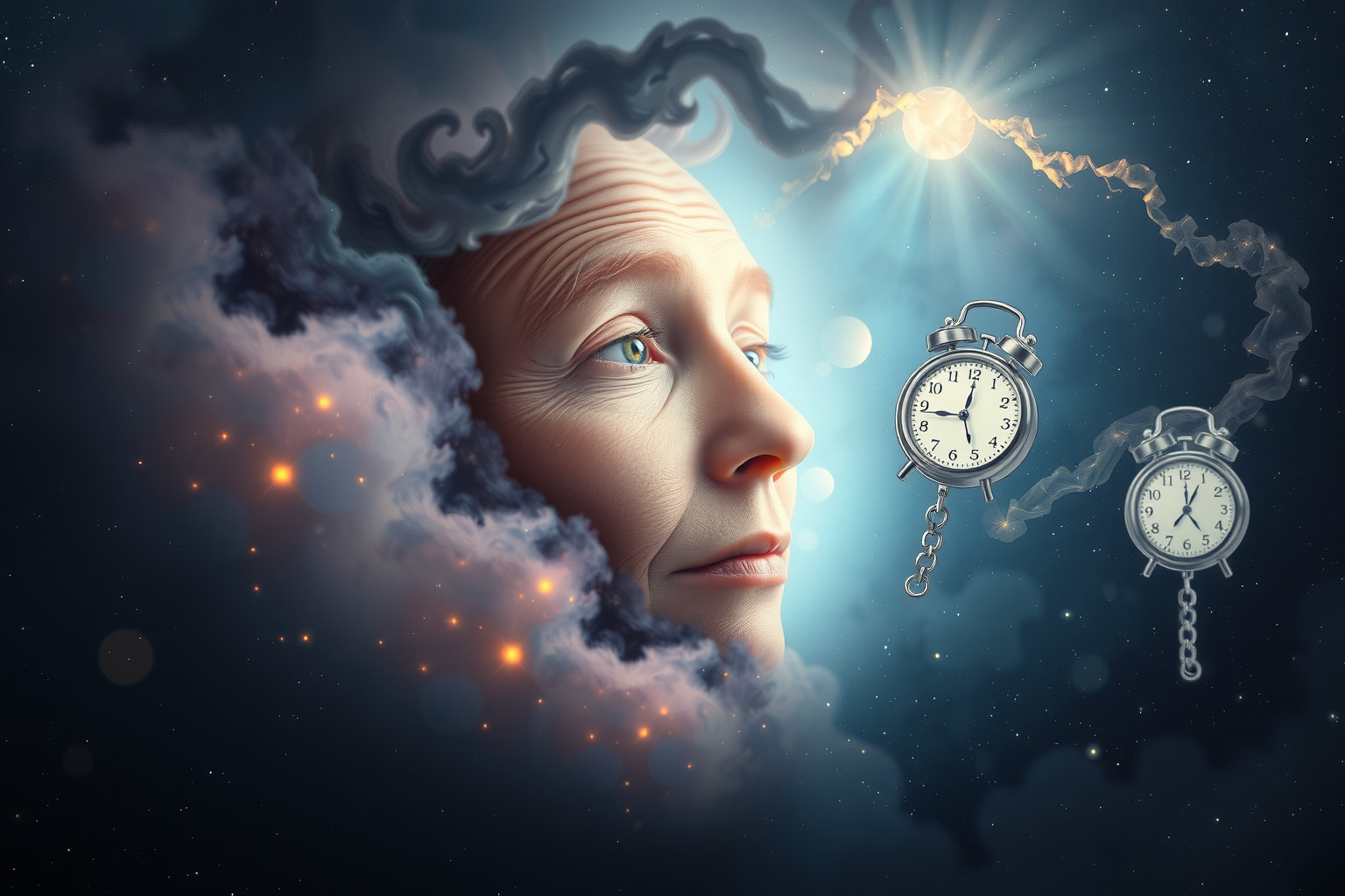 Träumen von Runzeln signalisiert oft tiefe Sorge um Geliebte.