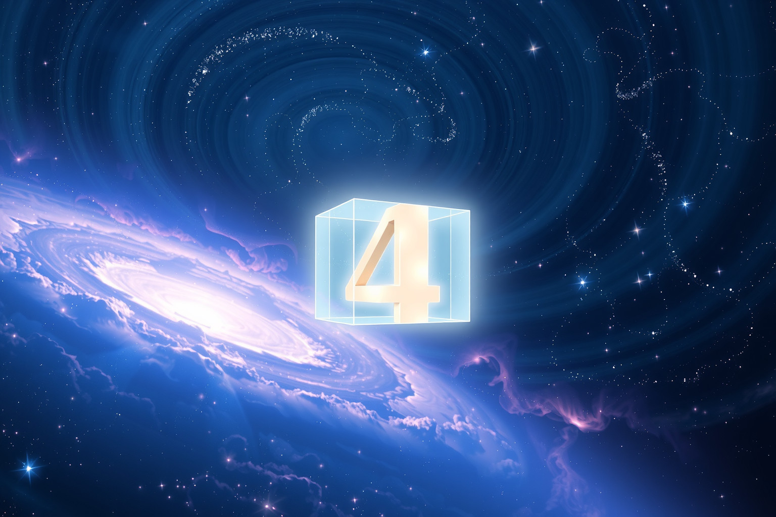Ein Würfel mit der 4 symbolisiert Stabilität und Balance im Traum.
