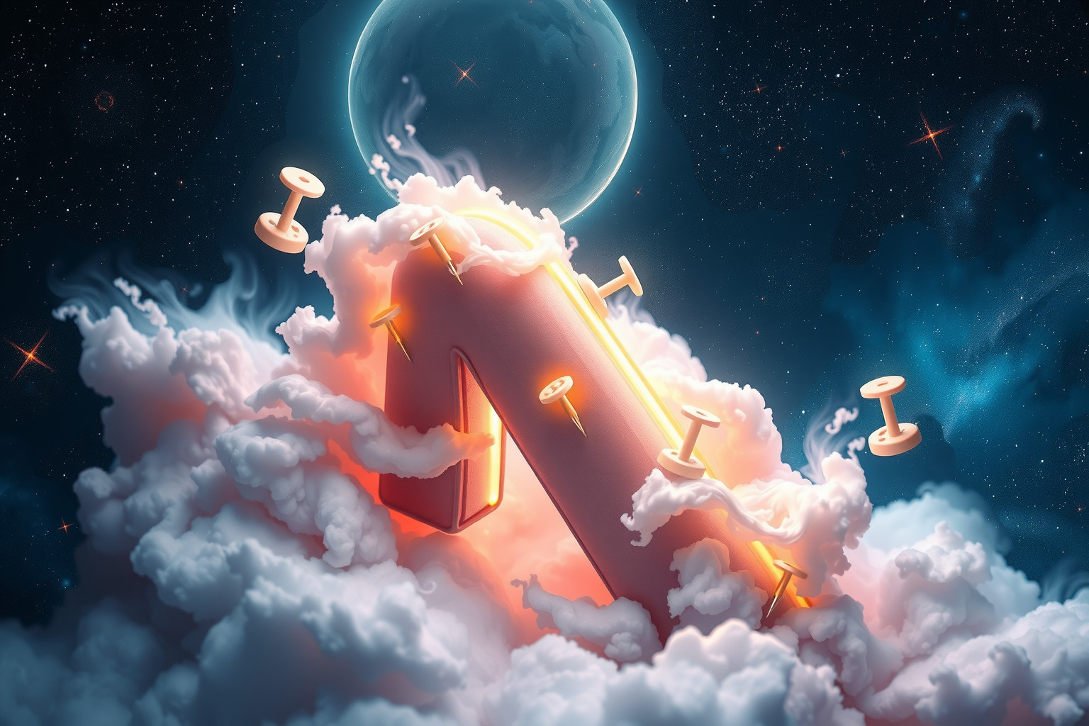 Das Finden von Reißzwecken im Brief warnt vor unerwarteten Hindernissen.