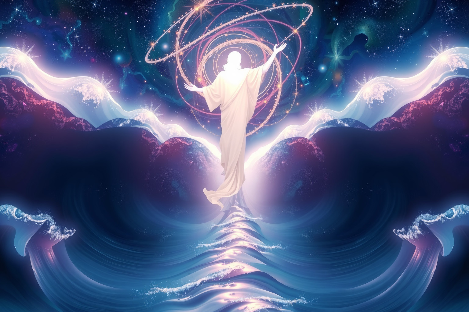 Träume von Gezeiten symbolisieren oft spirituelle Transformation und Erleuchtung.