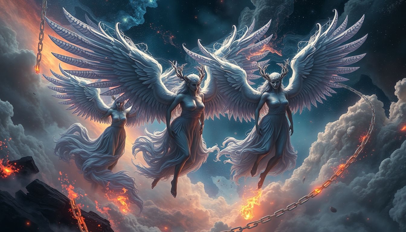 Harpyien symbolisieren im Traum vor allem unkontrollierte Wut und Rache.
