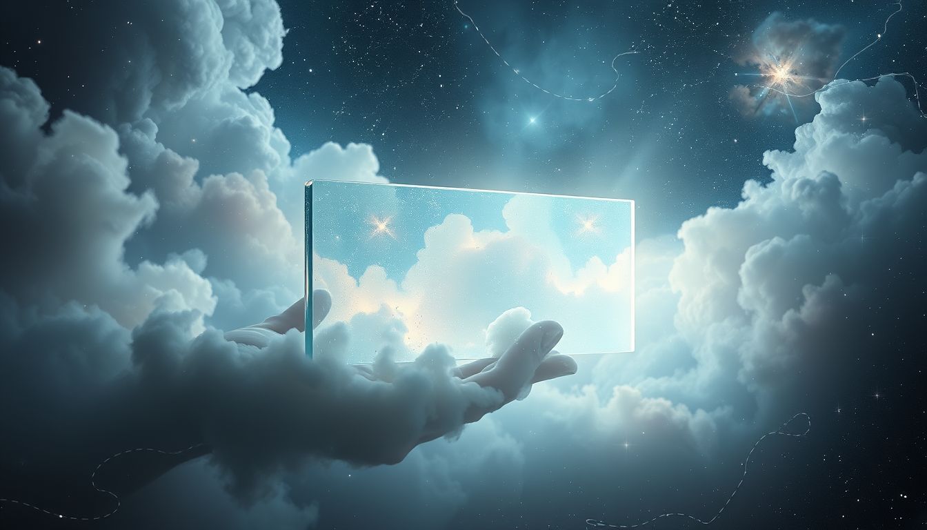 Eine Glaswand im Traum symbolisiert transparente Schutzmechanismen und Grenzen.