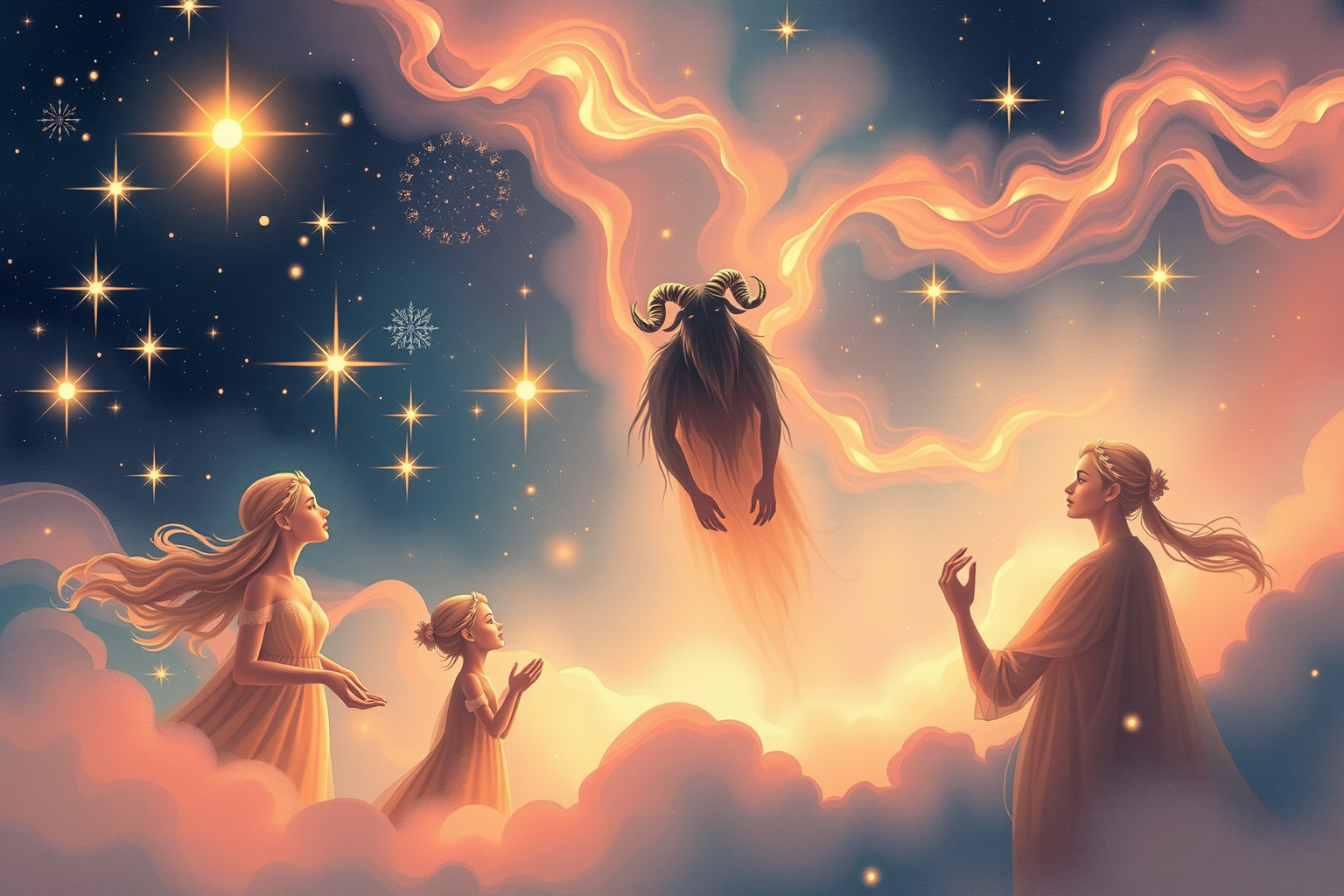 Der Krampus symbolisiert familiären Schutz trotz seiner furchteinflößenden Gestalt.