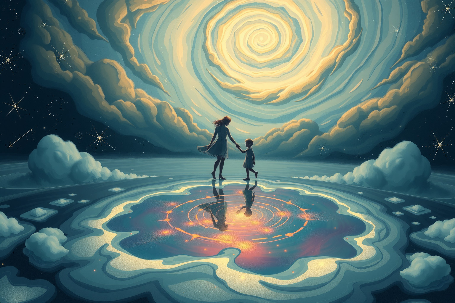 Jemanden in Regenpfütze stoßen symbolisiert unterschwellige Konflikte im Traum.