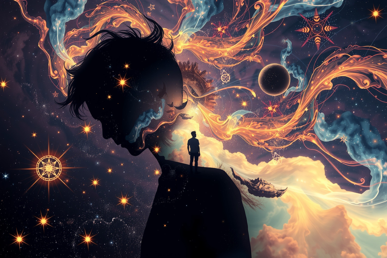 Der Traum symbolisiert oft Angst vor Identitätsverlust und Veränderung.