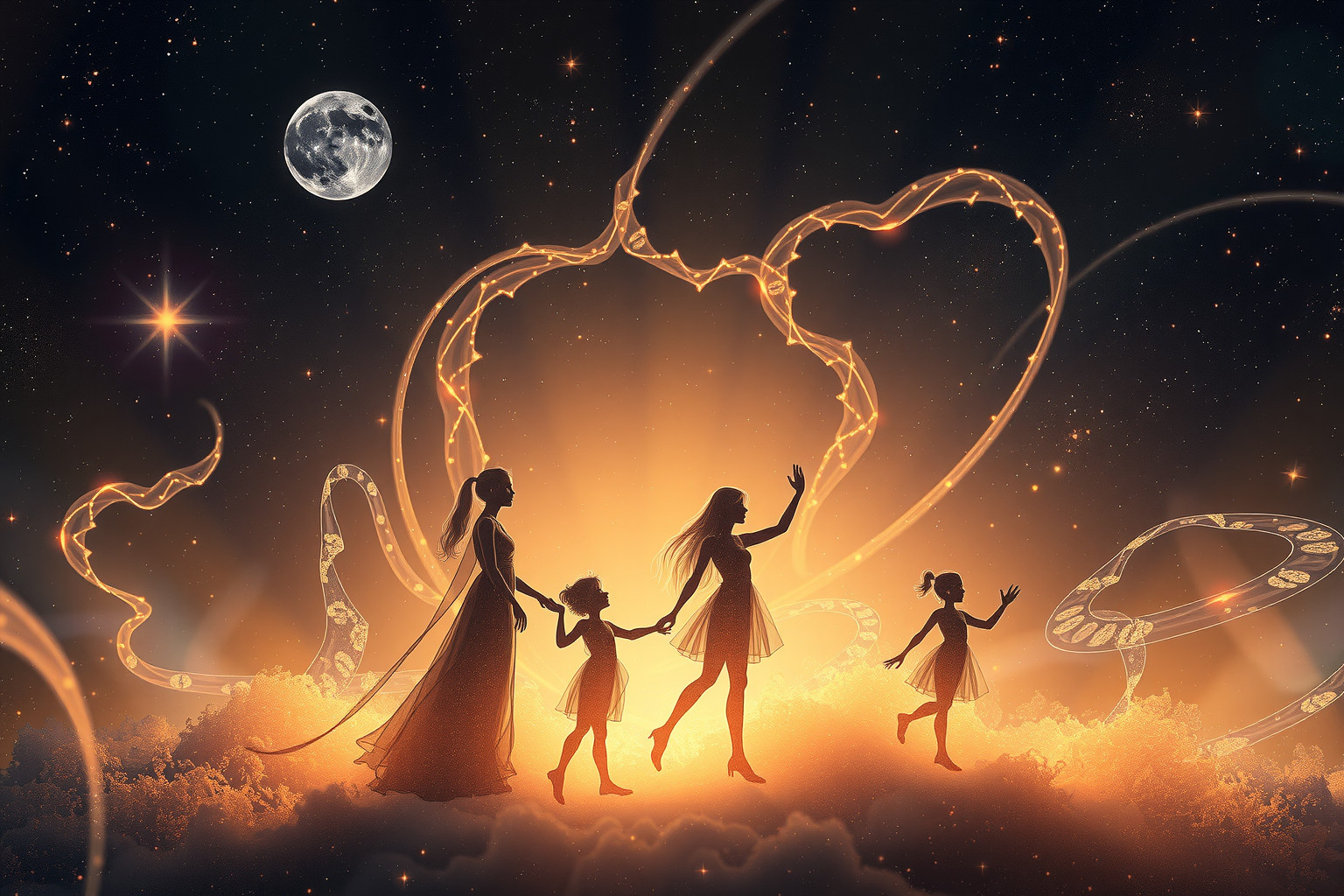 Der Traum vom Familienaussterben symbolisiert oft Verlustängste und Einsamkeit.