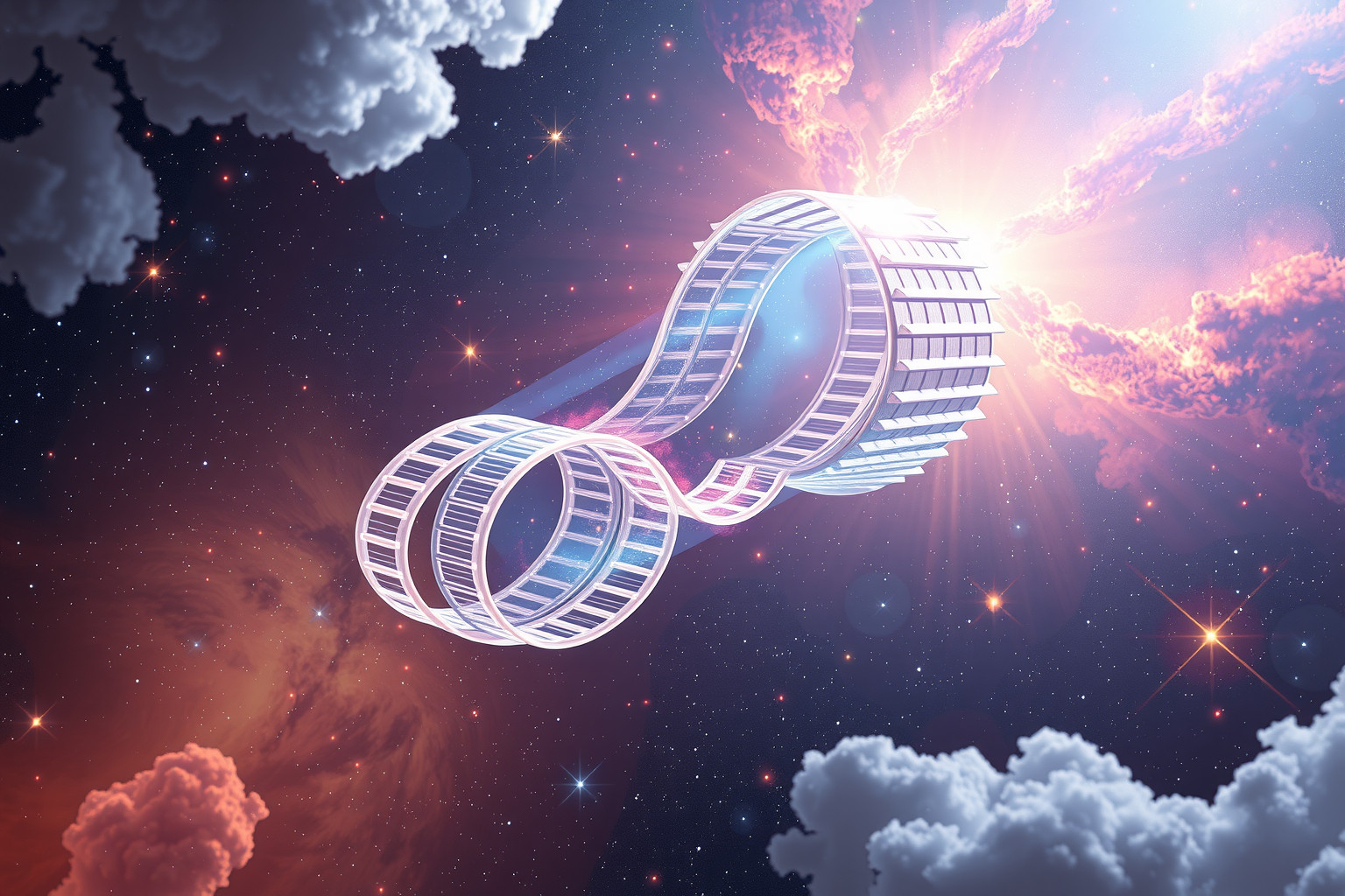 Ein unrealistisches Gebäude symbolisiert unerreichbare Ziele und Kreativität.