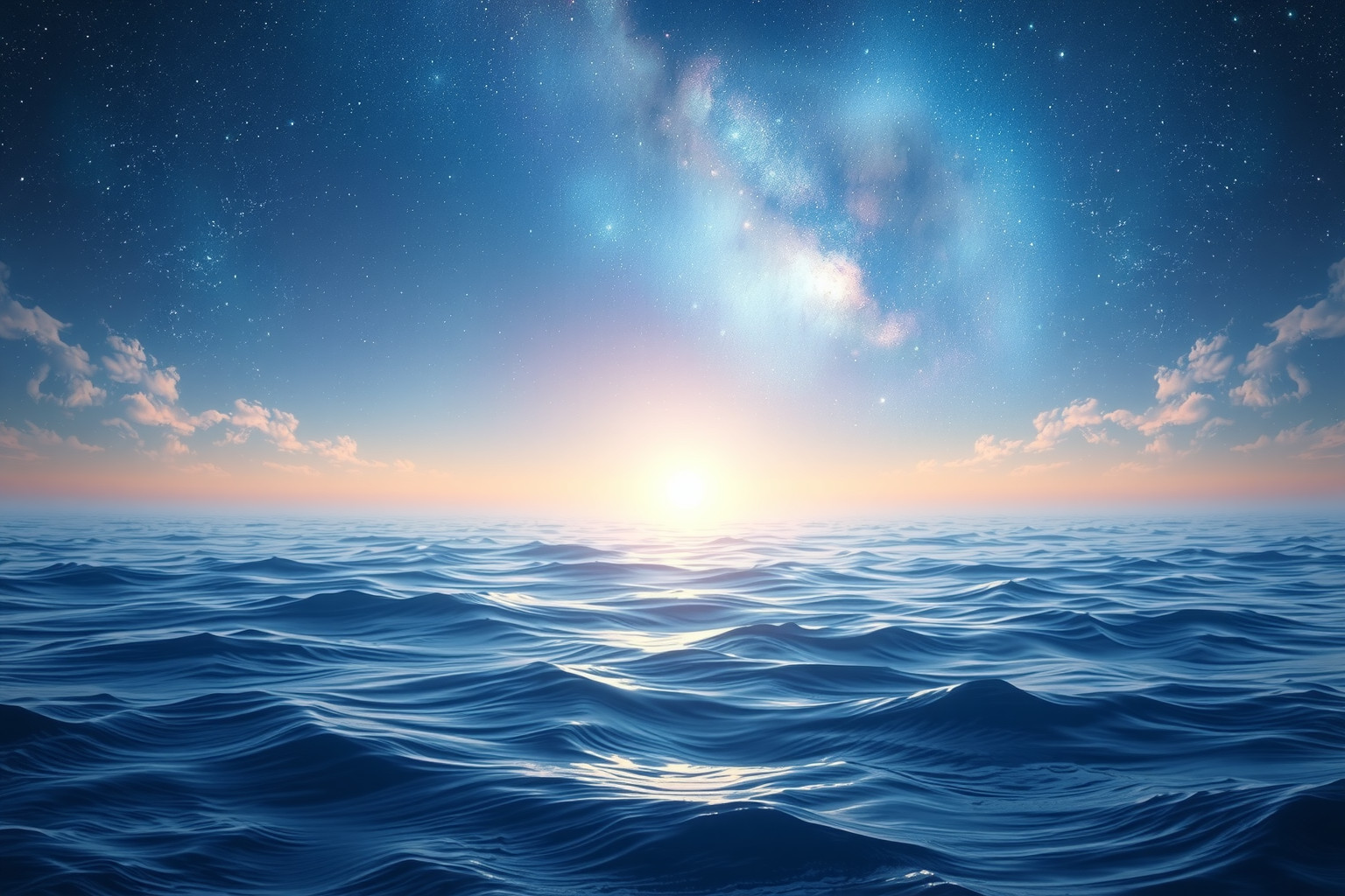 Träumen vom Morgengrauen über dem Meer symbolisiert Neubeginn.