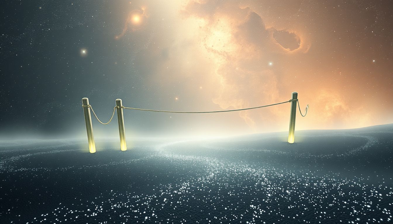 Eine blockierende Zeichenstange im Traum symbolisiert innere Hindernisse.