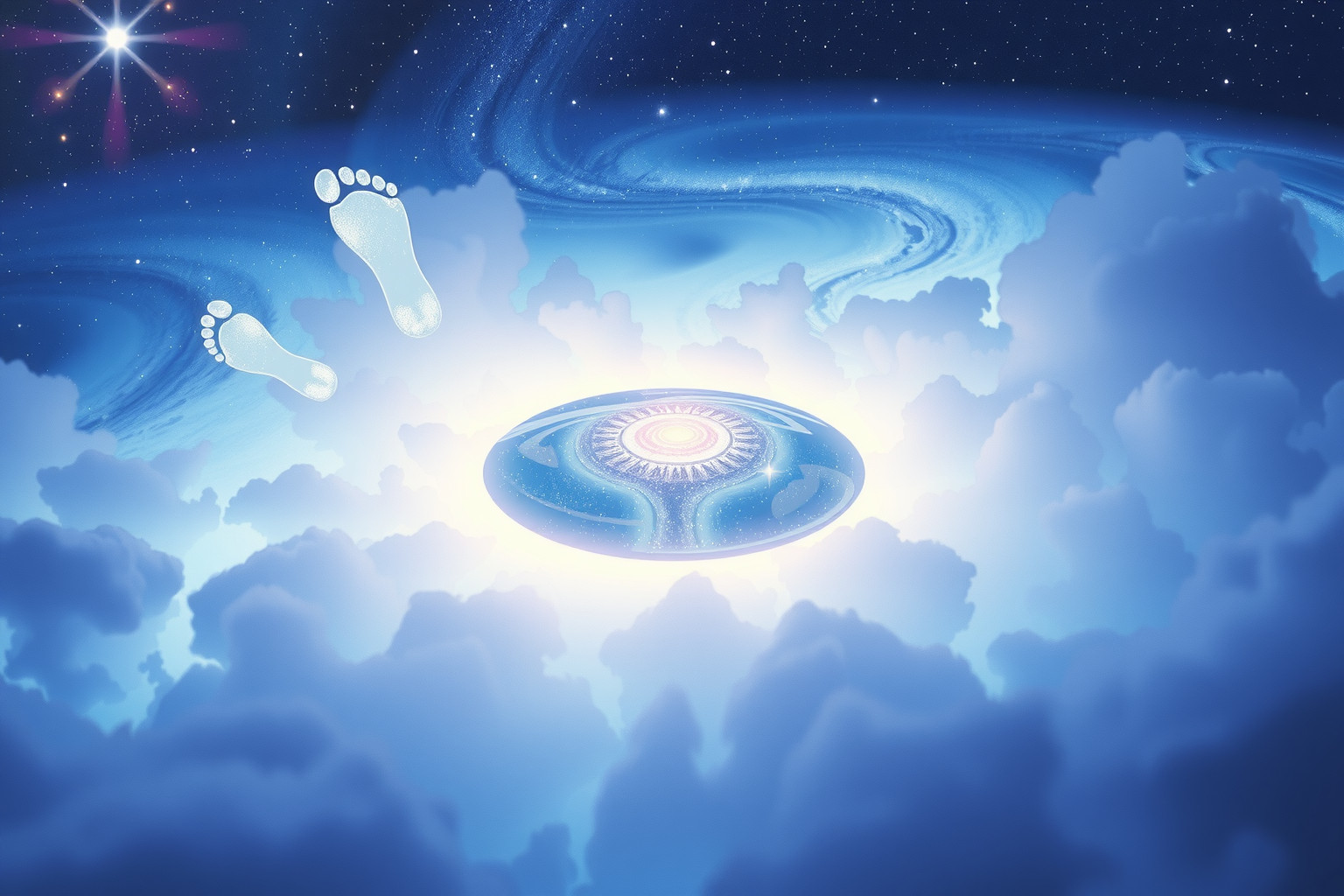 Um eine Regenpfütze herumzulaufen symbolisiert oft neue Lebenswege.