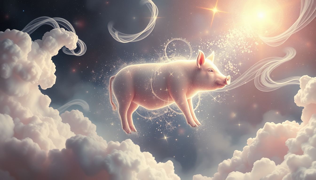 Ein Schwein schlachten symbolisiert im Traum oft Neubeginn und Reinigung.