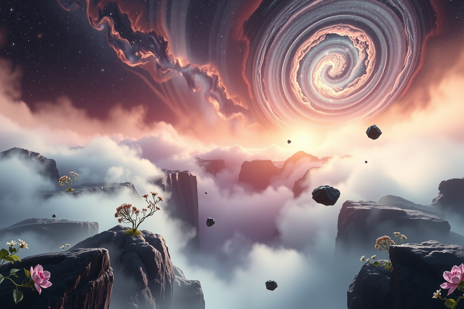 Ein Abgrund in der Natur symbolisiert oft tief verwurzelte Ängste.