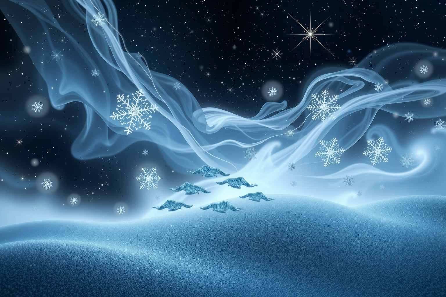 Schnee symbolisiert im Traum oft emotionale Kälte und Isolation.