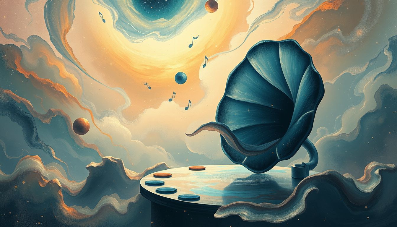Das Grammophon im Traum symbolisiert kreative Ausdruckskraft und Emotionen.
