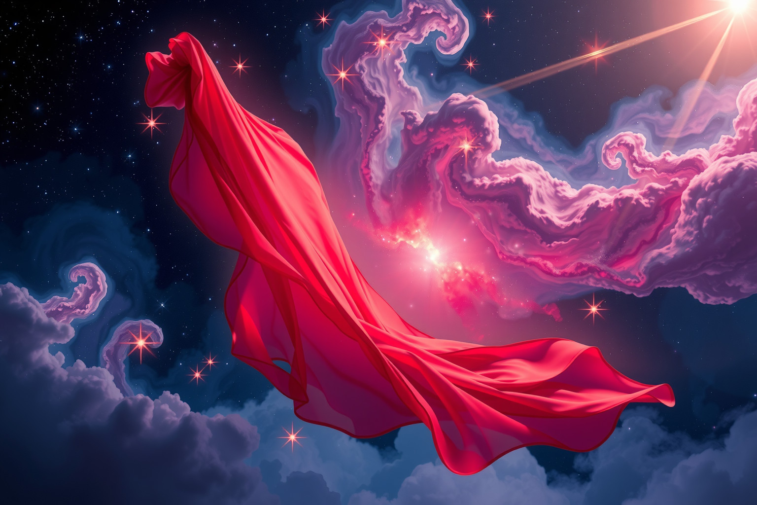 Das Tragen roter Kleidung symbolisiert oft Leidenschaft und Energie.