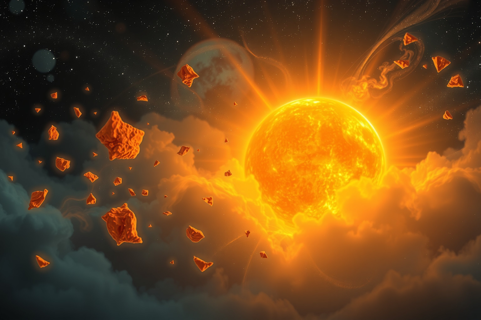 Die Sonne symbolisiert im Traum oft Energie und Lebensfreude.