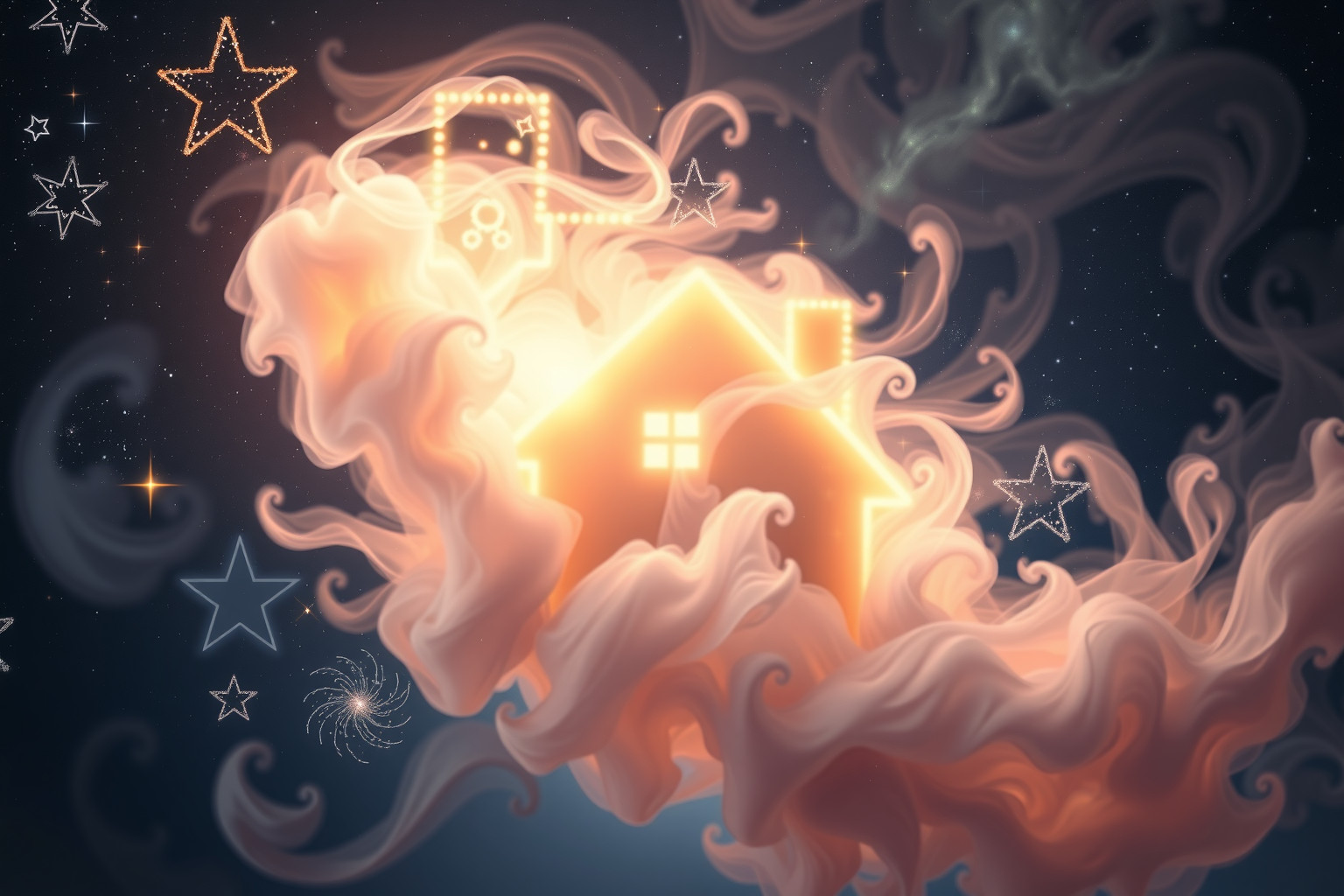 Das Haus im Traum symbolisiert oft das eigene Selbst und Unterbewusstsein.