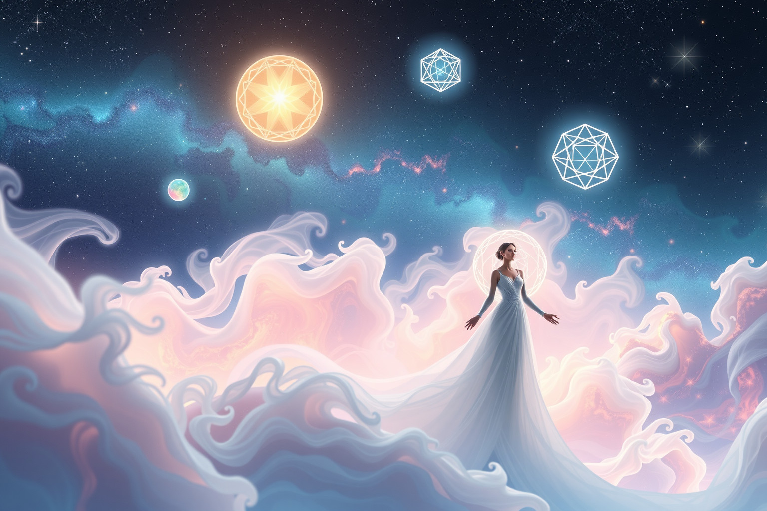 Androgynie symbolisiert spirituelle Einheit und transzendente Bewusstseinszustände.