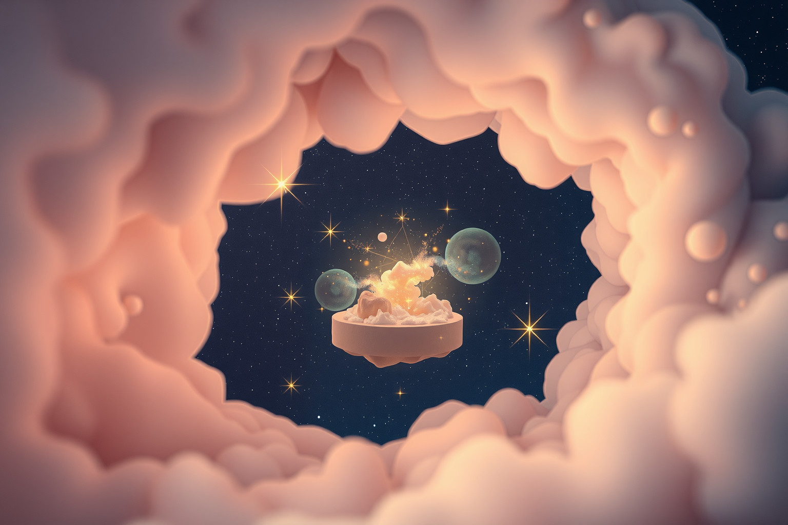 Ein einfaches Abteil symbolisiert innere Ruhe durch Bescheidenheit und Genügsamkeit.