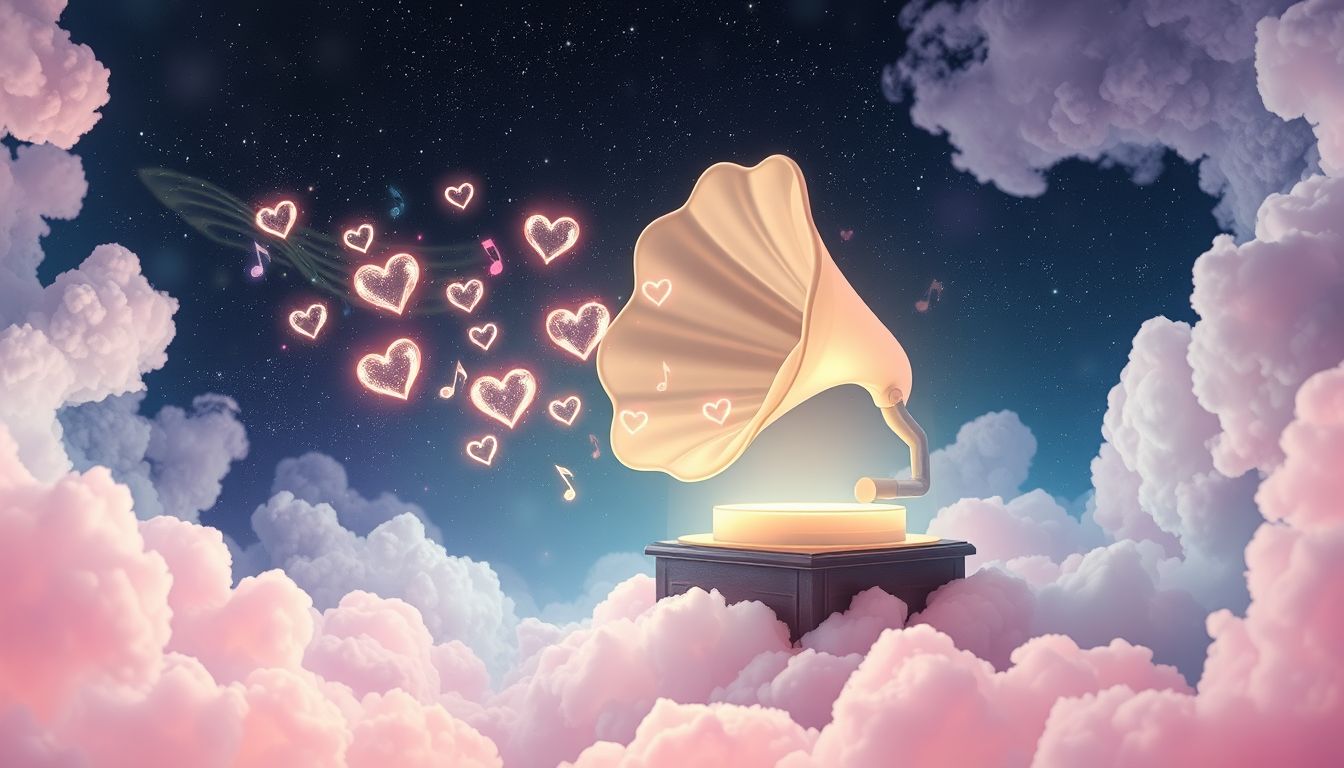 Ein Grammophon sendet verborgene Liebesbotschaften aus der Vergangenheit.