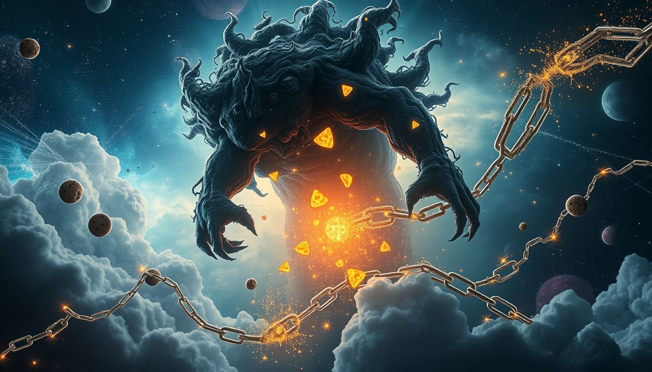 Das Keksmonster symbolisiert verborgene Süchte und innere Konflikte.