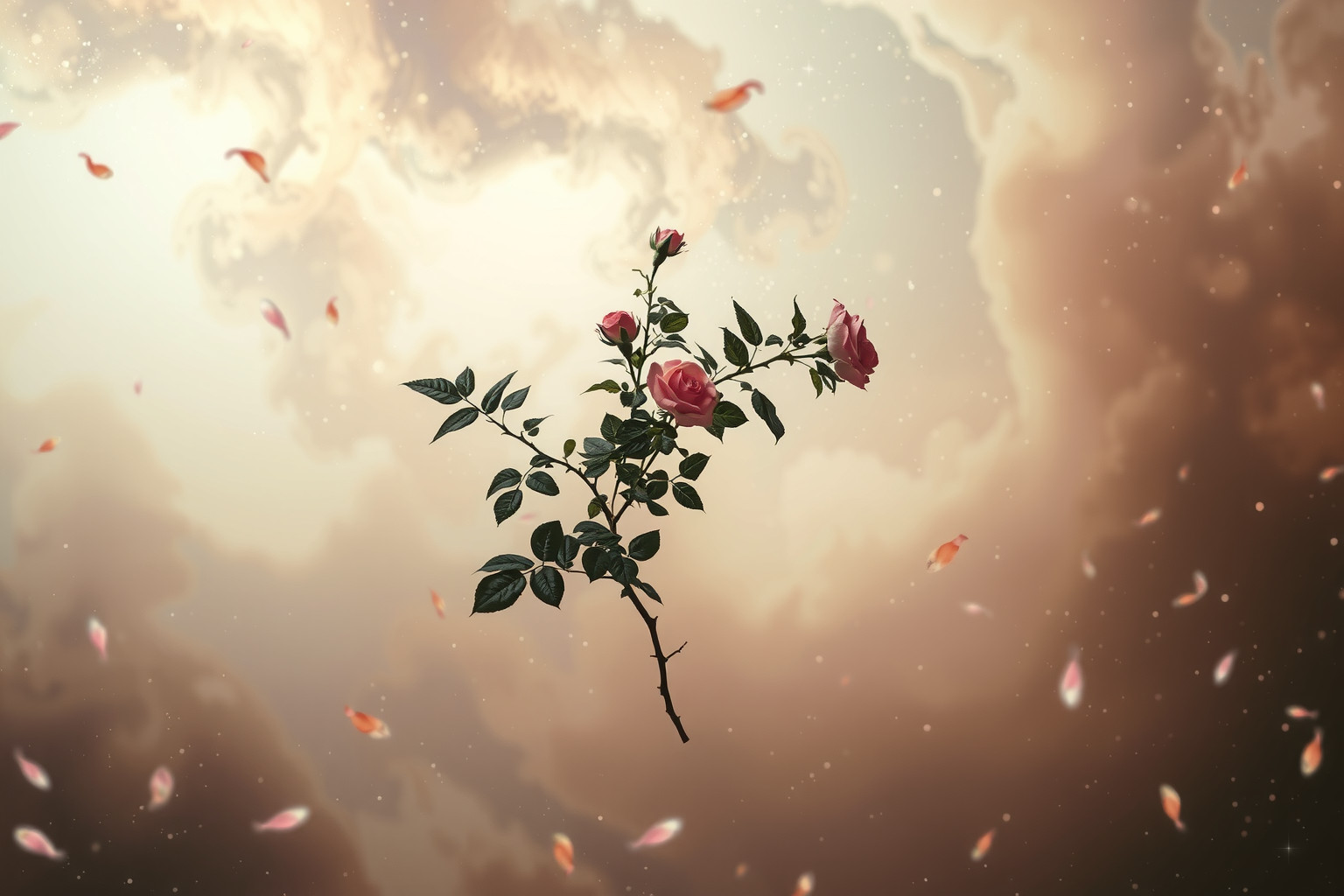 Ein blütenloser Rosenbusch symbolisiert unerfüllte Hoffnungen im Traum.