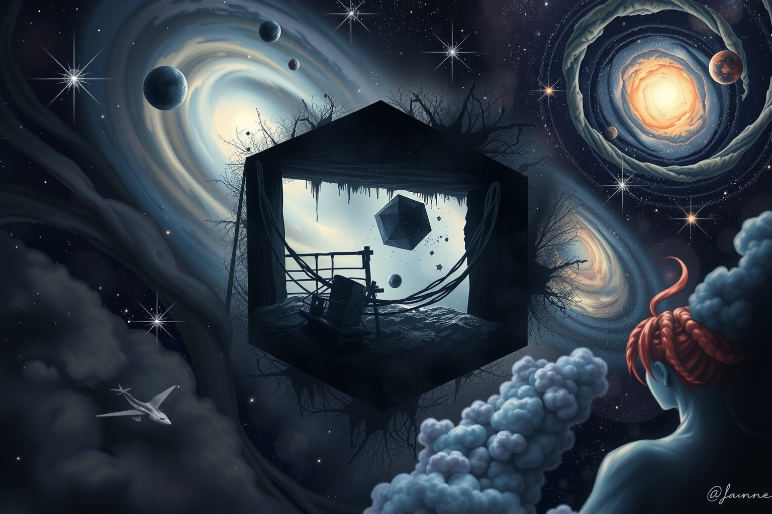 Ein schmutziges Abteil symbolisiert innere Unordnung und Vernachlässigung.