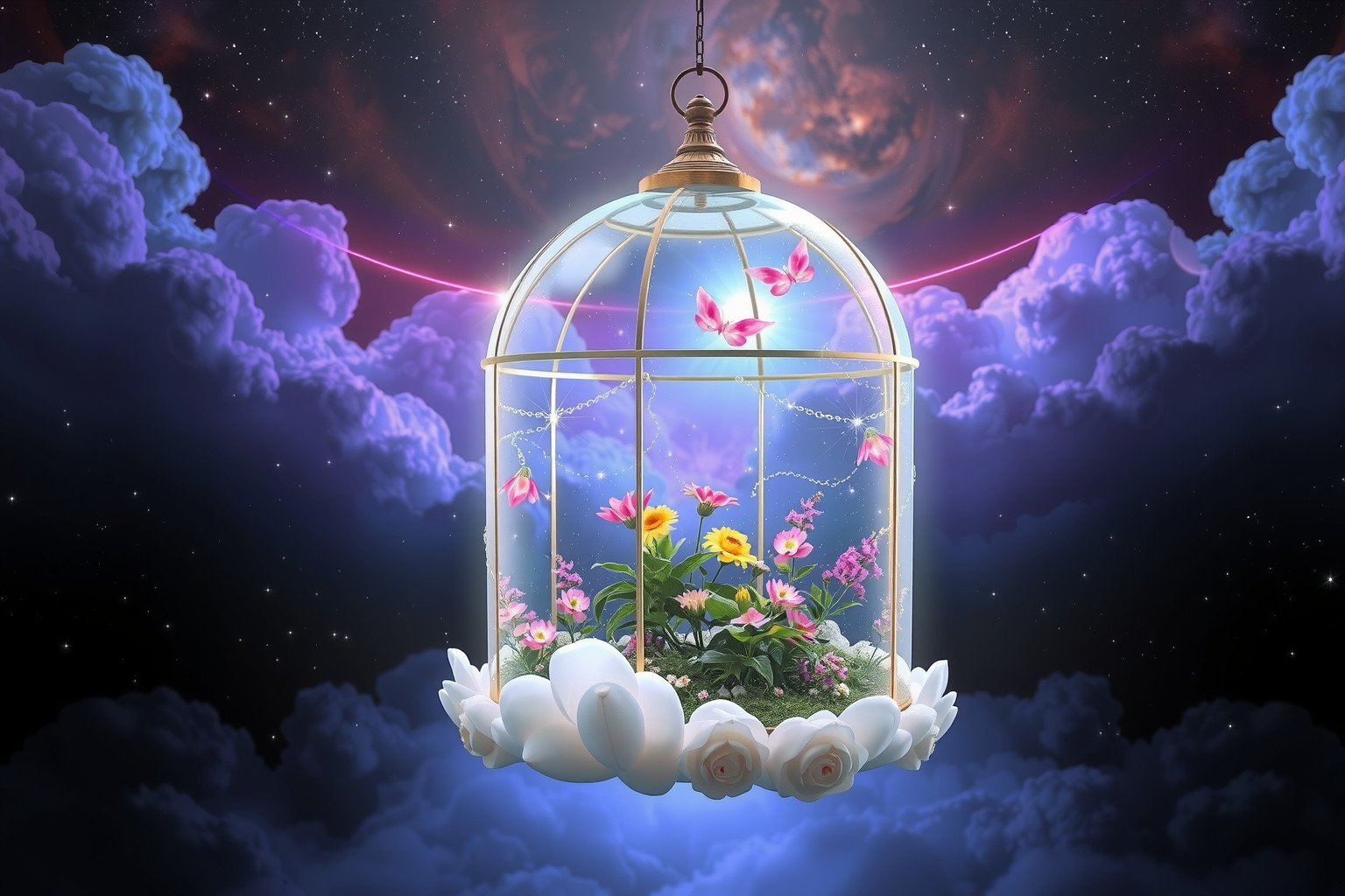 Ein Blumen-Treibhaus im Traum symbolisiert persönliche Entfaltung und Wachstum.