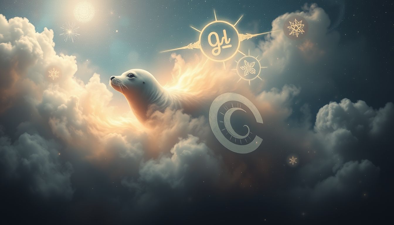 Eine sterbende Robbe symbolisiert Verlust und emotionale Transformation im Traum.