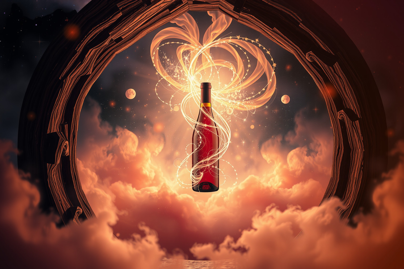 Eine Weinflasche im Keller symbolisiert verborgene Emotionen und Potenzial.