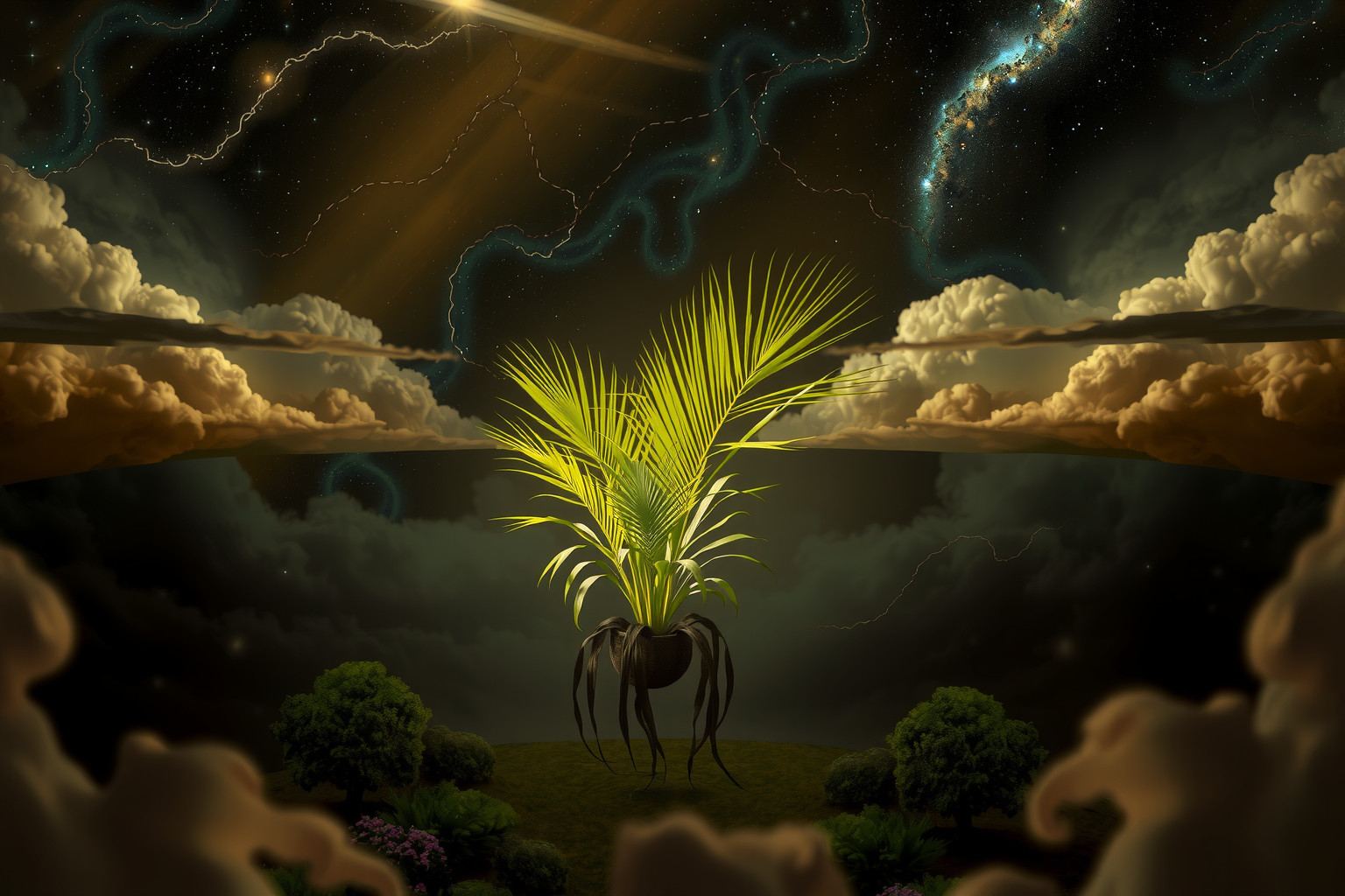 Eine fremde Yucca symbolisiert neue Herausforderungen und Anpassungsfähigkeit im Traum.
