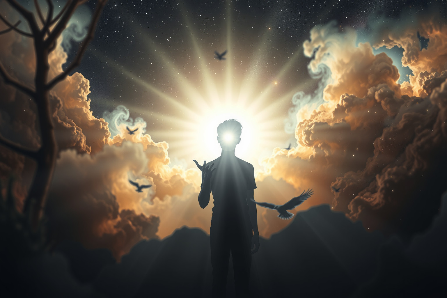 Geblendetwerden symbolisiert oft Verlust von Klarheit und Orientierung.