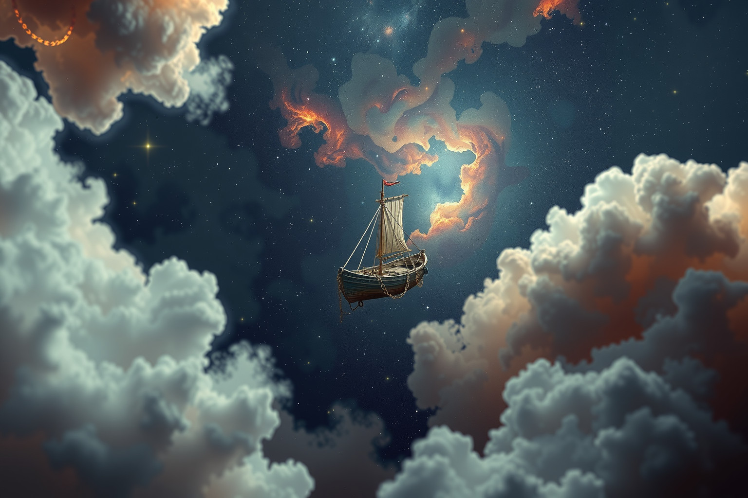 Gefangen im Boot symbolisiert oft festgefahrene Beziehungen oder Situationen.