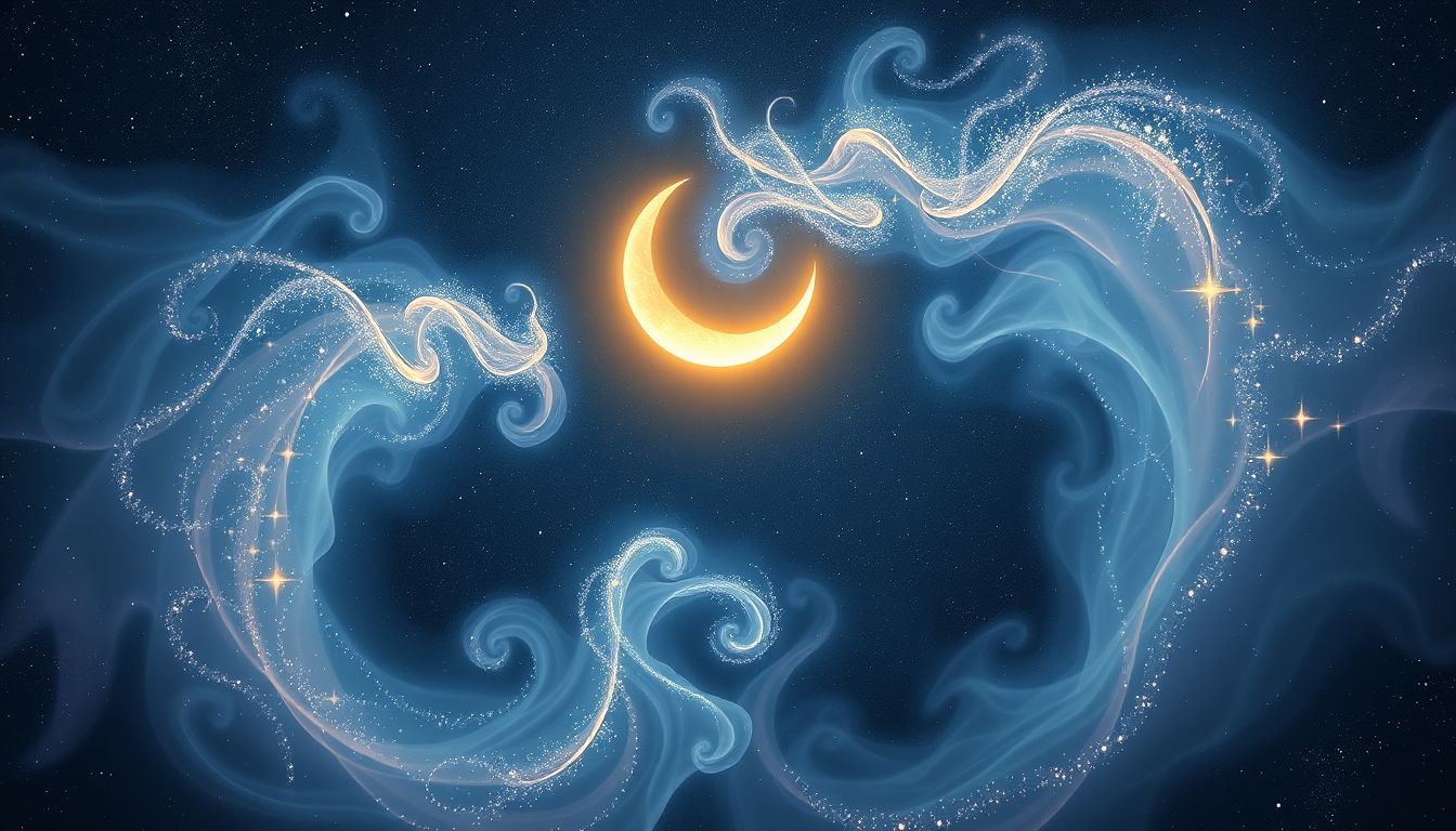 Der Halbmond symbolisiert in Träumen oft weibliche Intuition und Emotion.