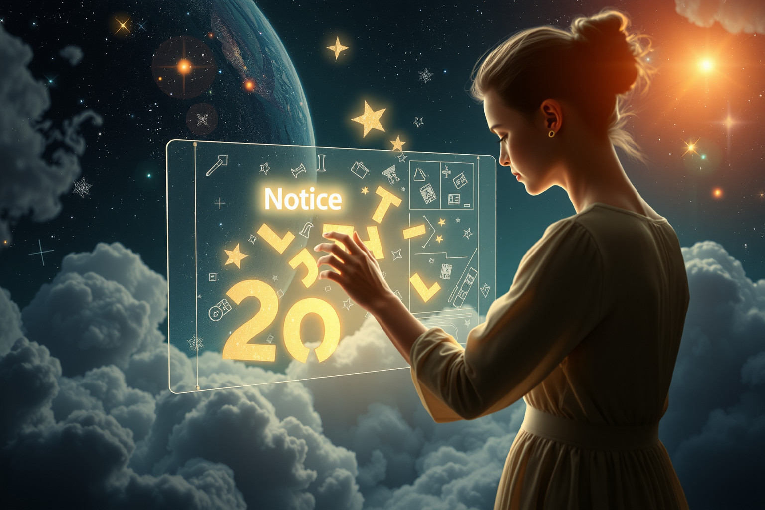 Das Entfernen von Nachrichten symbolisiert das Loslassen alter Sorgen.