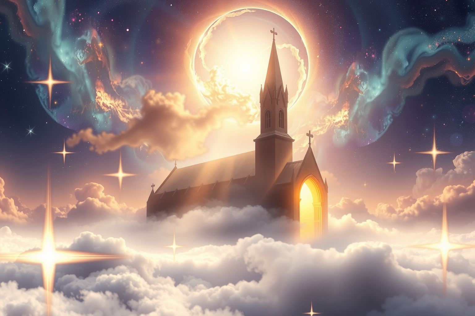 Kathedralen symbolisieren tiefen Glauben und geistige Erhebung im Traum.