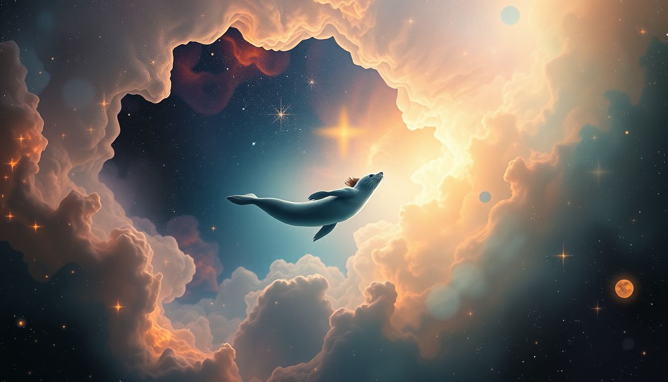 Mit einer Robbe schwimmen symbolisiert spielerische Leichtigkeit und Freiheit.