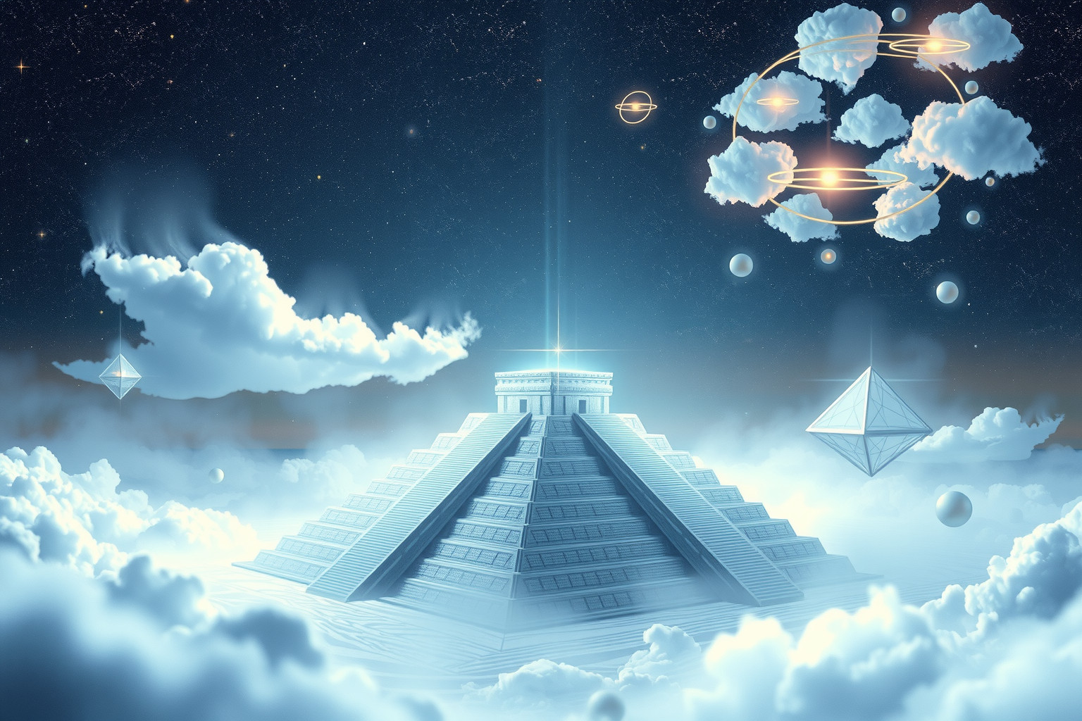 Die Pyramiden symbolisieren Ehrgeiz und spirituelles Erwachen im Traum.