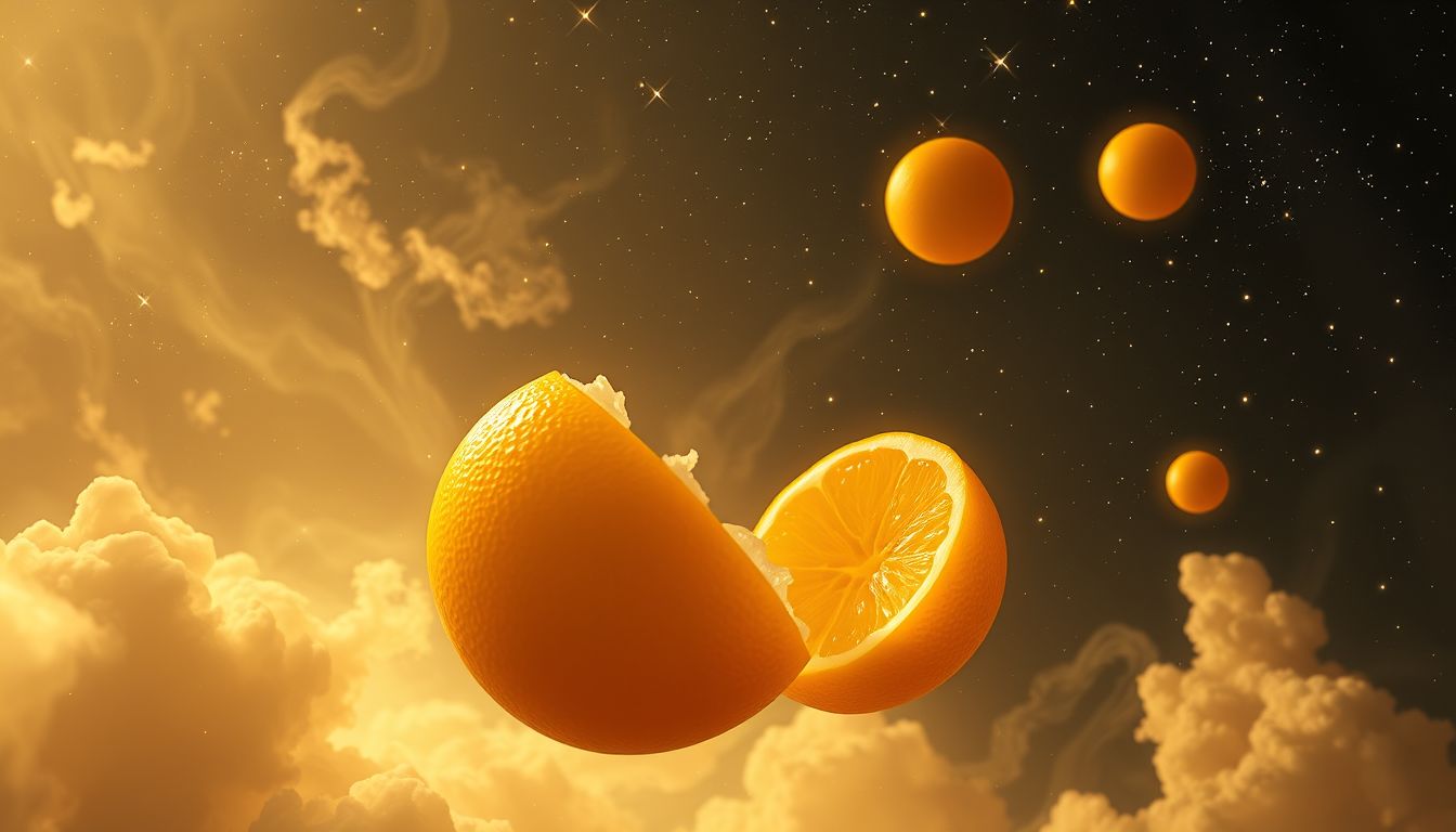 Schwierigkeiten beim Mandarinen schälen symbolisieren innere Konflikte.