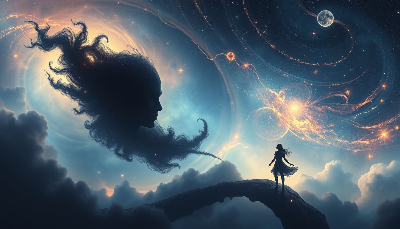 Sich von einem Trauma absetzen symbolisiert innere Heilung und Befreiung.