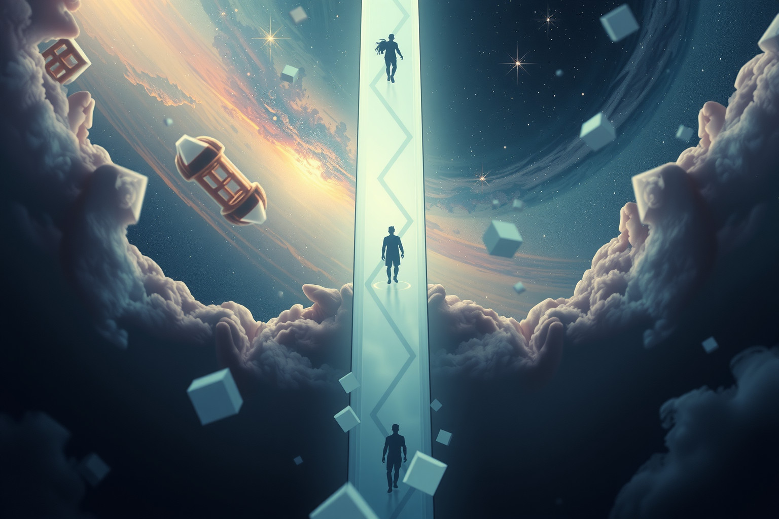 Das Sinken im Aufzug symbolisiert oft Angst vor Statusverlust.