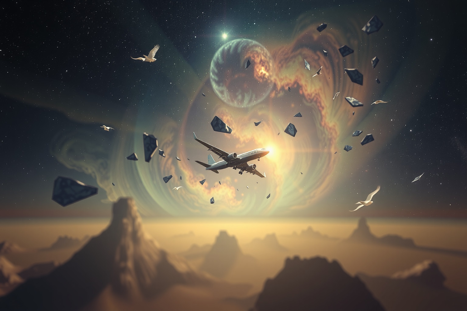 Gescheiterte Flüge symbolisieren oft Verlust von Kontrolle und Hoffnung.